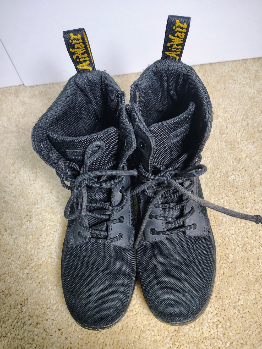 Dr. Martens Black Lace-Up Work Boots